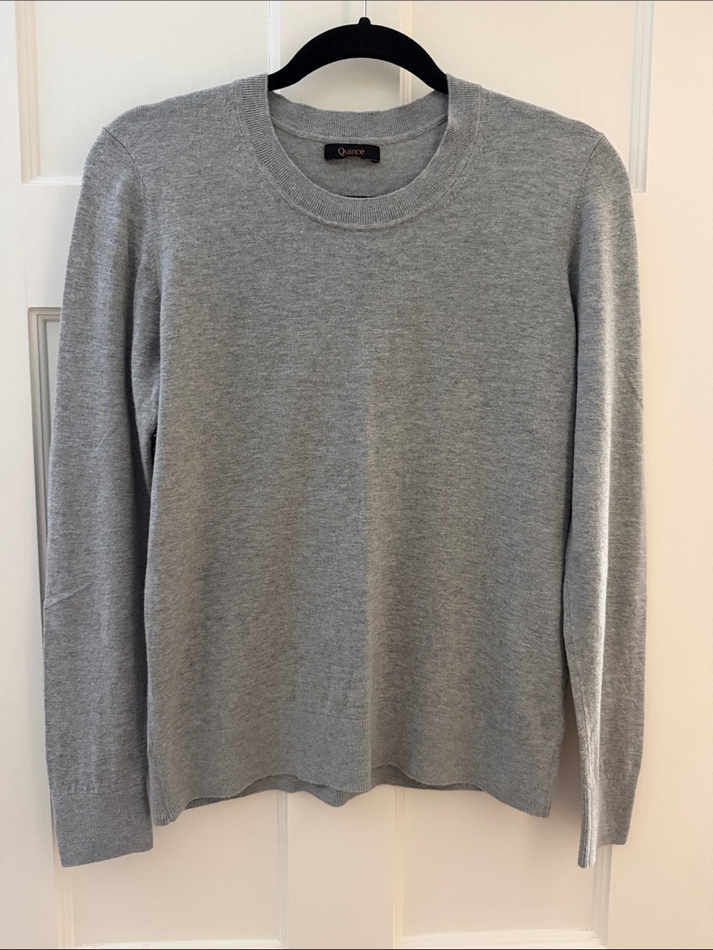 Quince heather gray cotton/cashmere crewneck sweater. Size M. - Picture 4 of 8